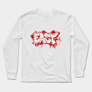 love the East Side - Bubble Graffiti Long Sleeve T-Shirt